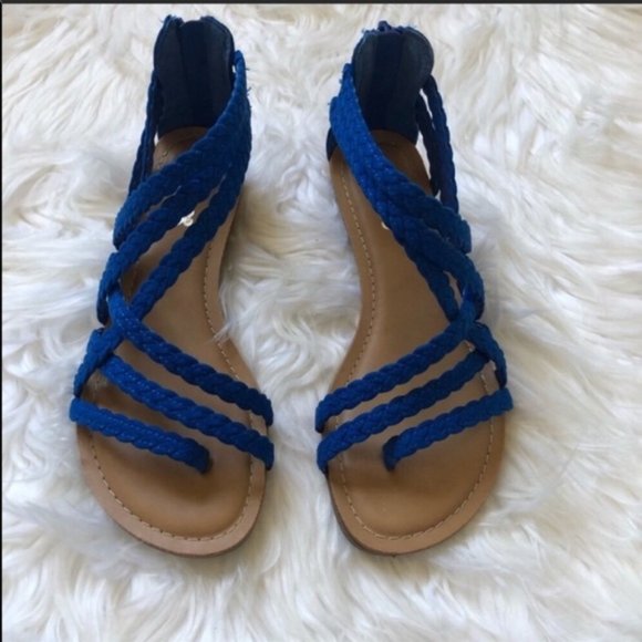 Carlos Santana Shoes - Carlos by Carlos Santana Blue Sandals